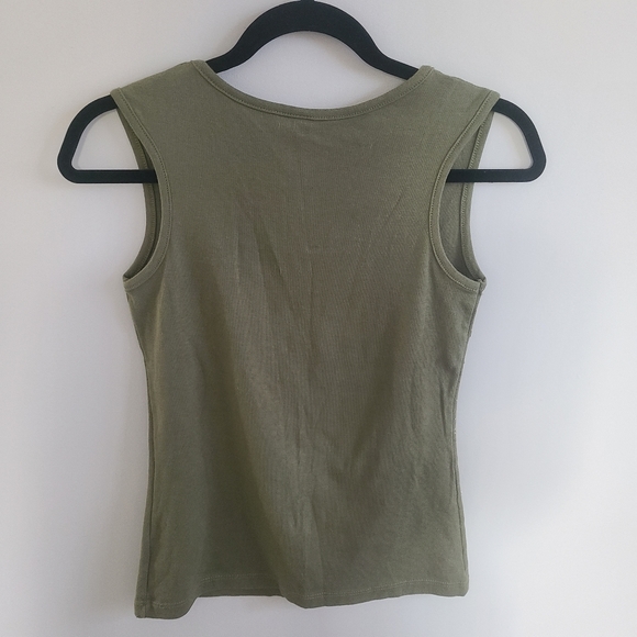 ✨️5 for $25✨️ Large Usharis Olive Green Cozumel Tank - Picture 4 of 4
